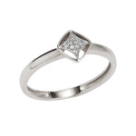 Anel Brilliant em Ouro Branco com Diamantes