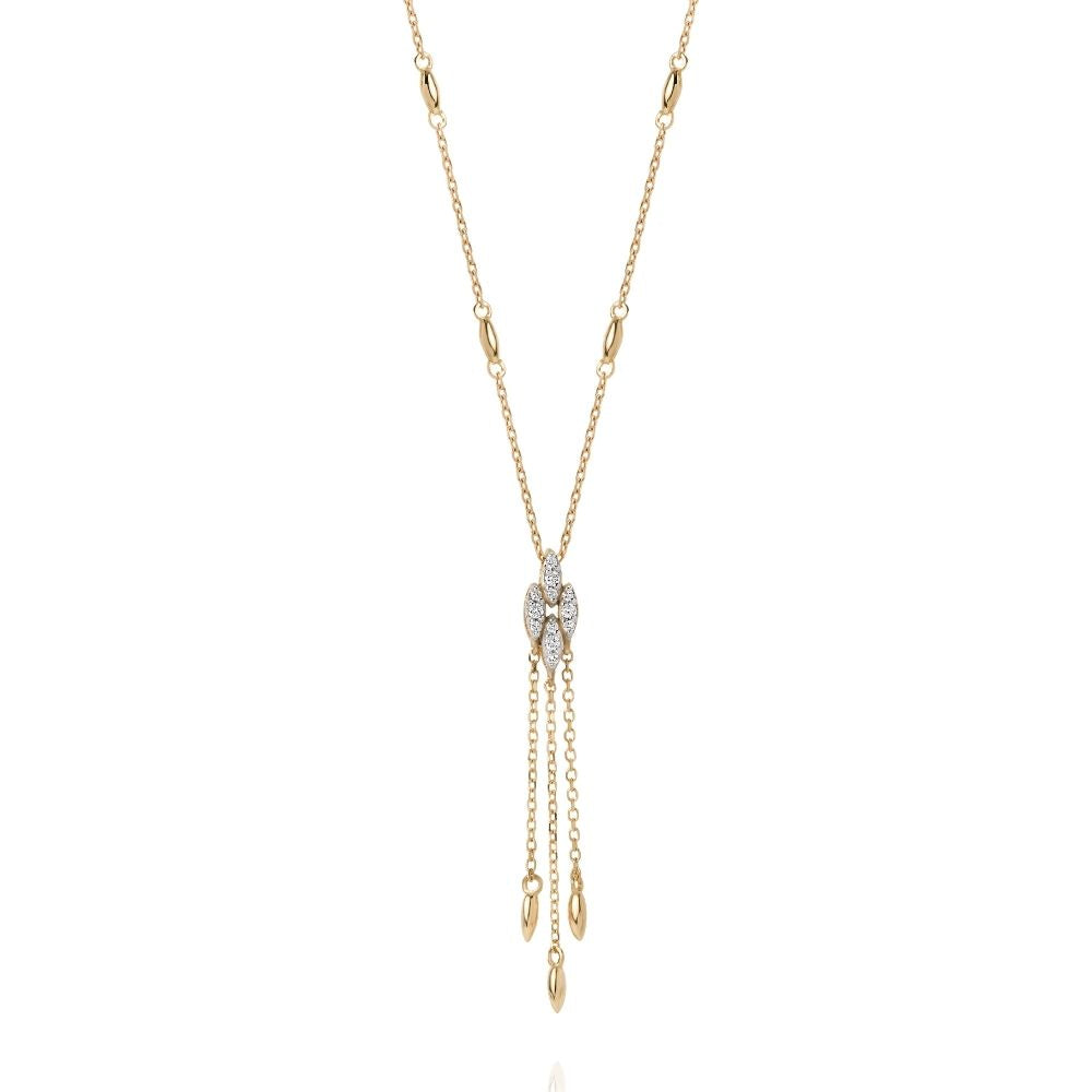 Colar Alva em Ouro Amarelo com Diamantes