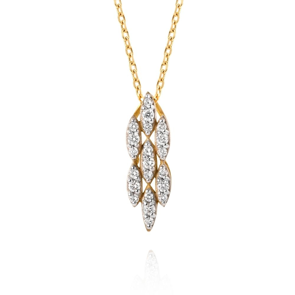 Colar Alva em Ouro Amarelo com Diamantes
