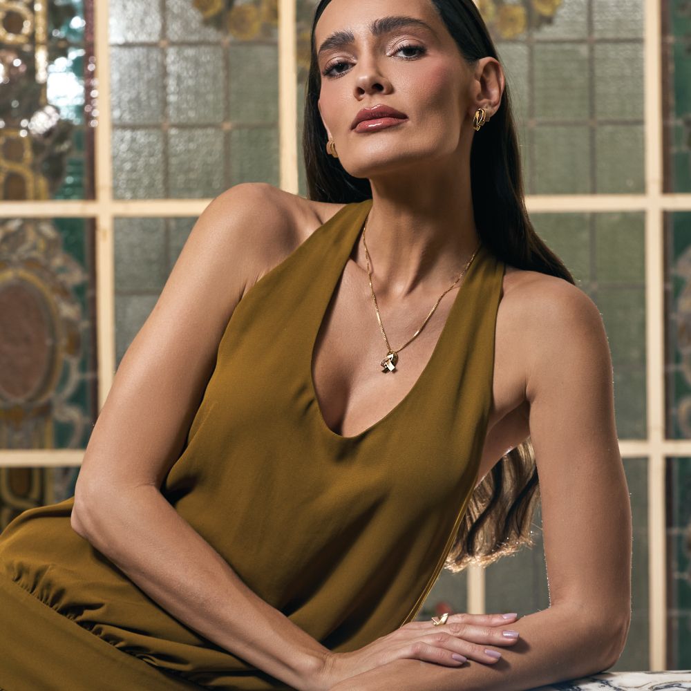 Pingente Legado em Ouro Amarelo e Ouro Rosé