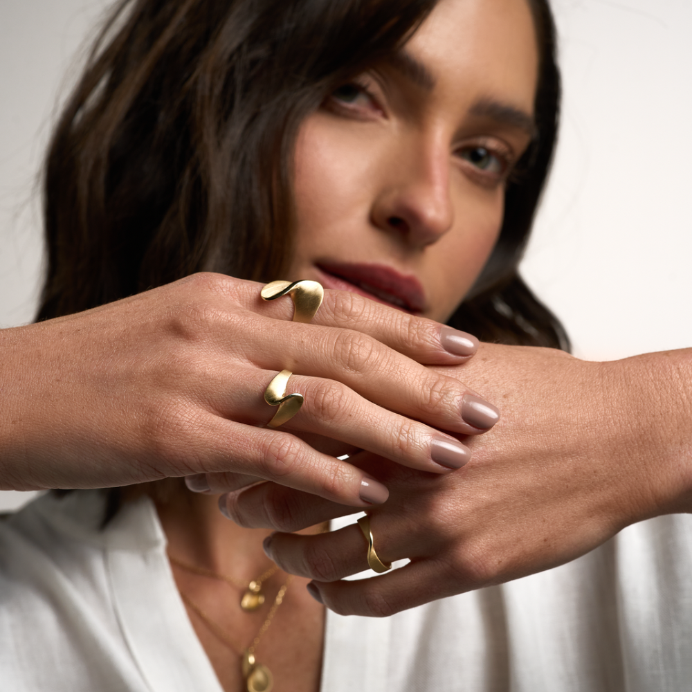 Anel Auris em Ouro Amarelo