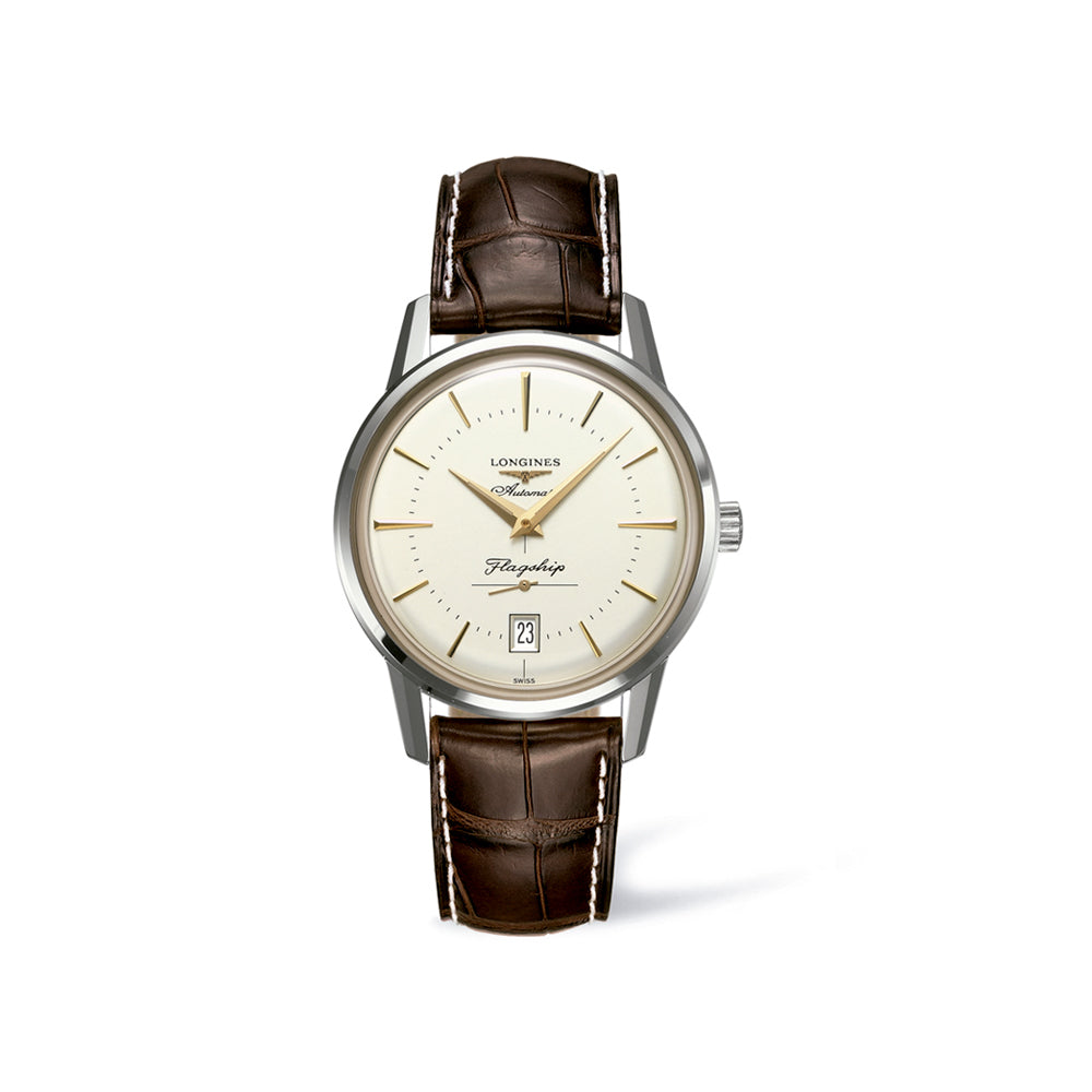 Relógio Longines Flagship Heritage Prata L4.795.4.78.2