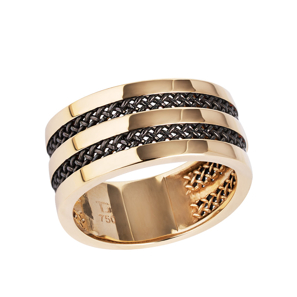 Anel Noxx em Ouro Amarelo