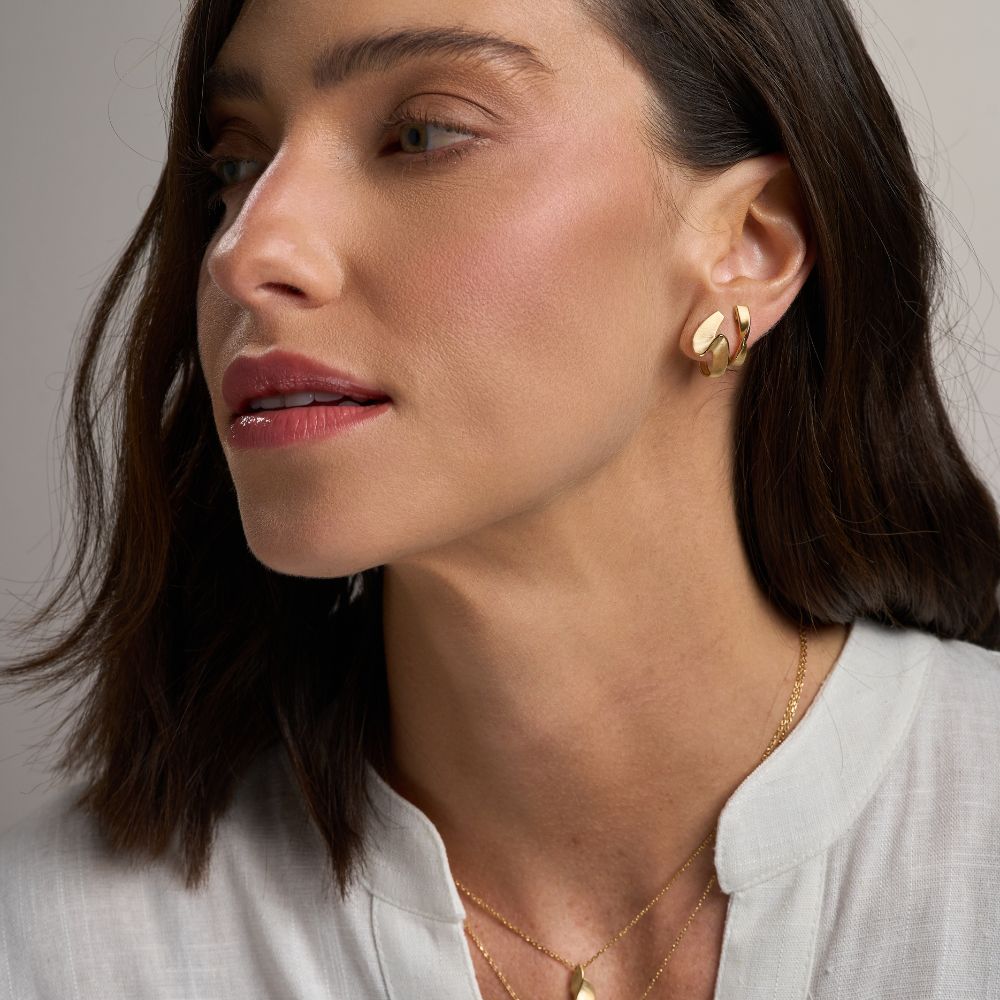 Brinco Auris em Ouro Amarelo